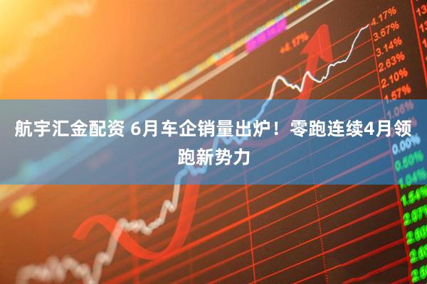 航宇汇金配资 6月车企销量出炉！零跑连续4月领跑新势力
